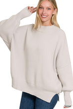 Load image into Gallery viewer, Side Slit Oversized Sweater
