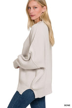 Load image into Gallery viewer, Side Slit Oversized Sweater
