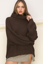 Load image into Gallery viewer, Cuddly Cute Turtleneck Oversized Sweater

